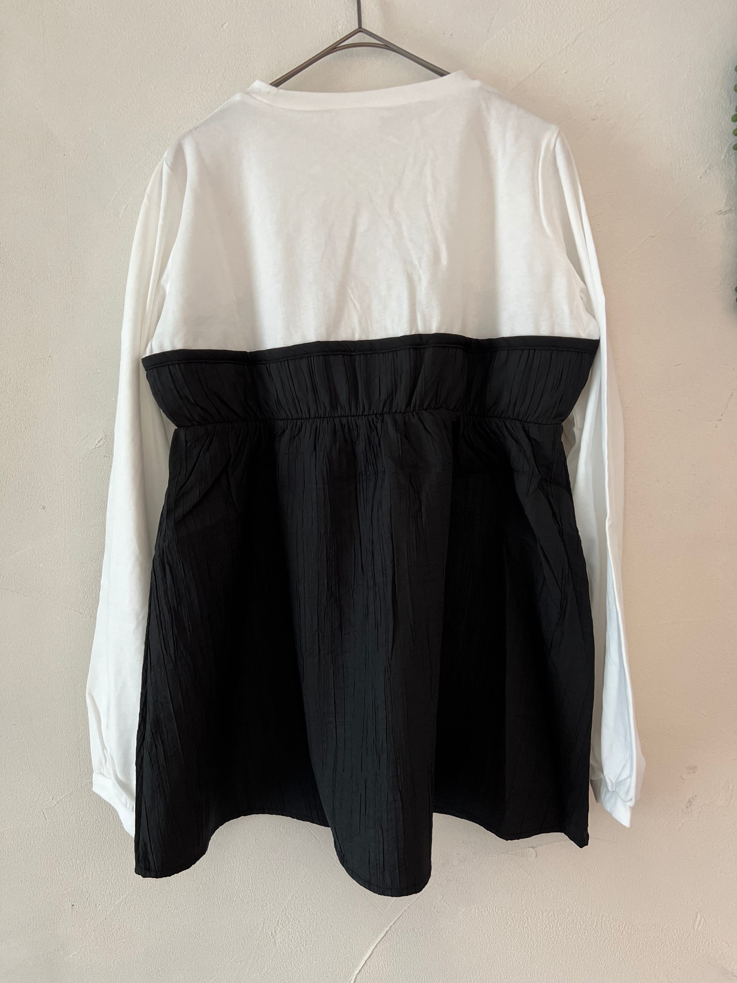 【SELECT】ビスチェドッキング カットソー ロンT
