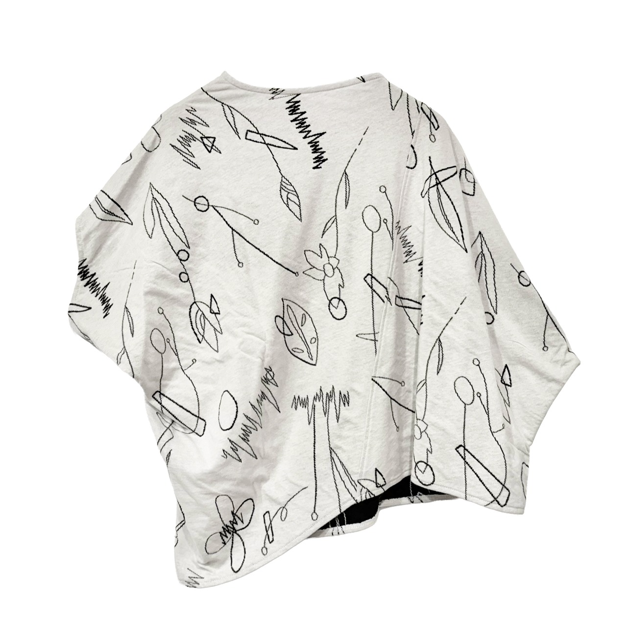 【最新作】ラフスケッチWジャガード オーバーラップベスト【260-3208】Double Jacquard Overlap Vest