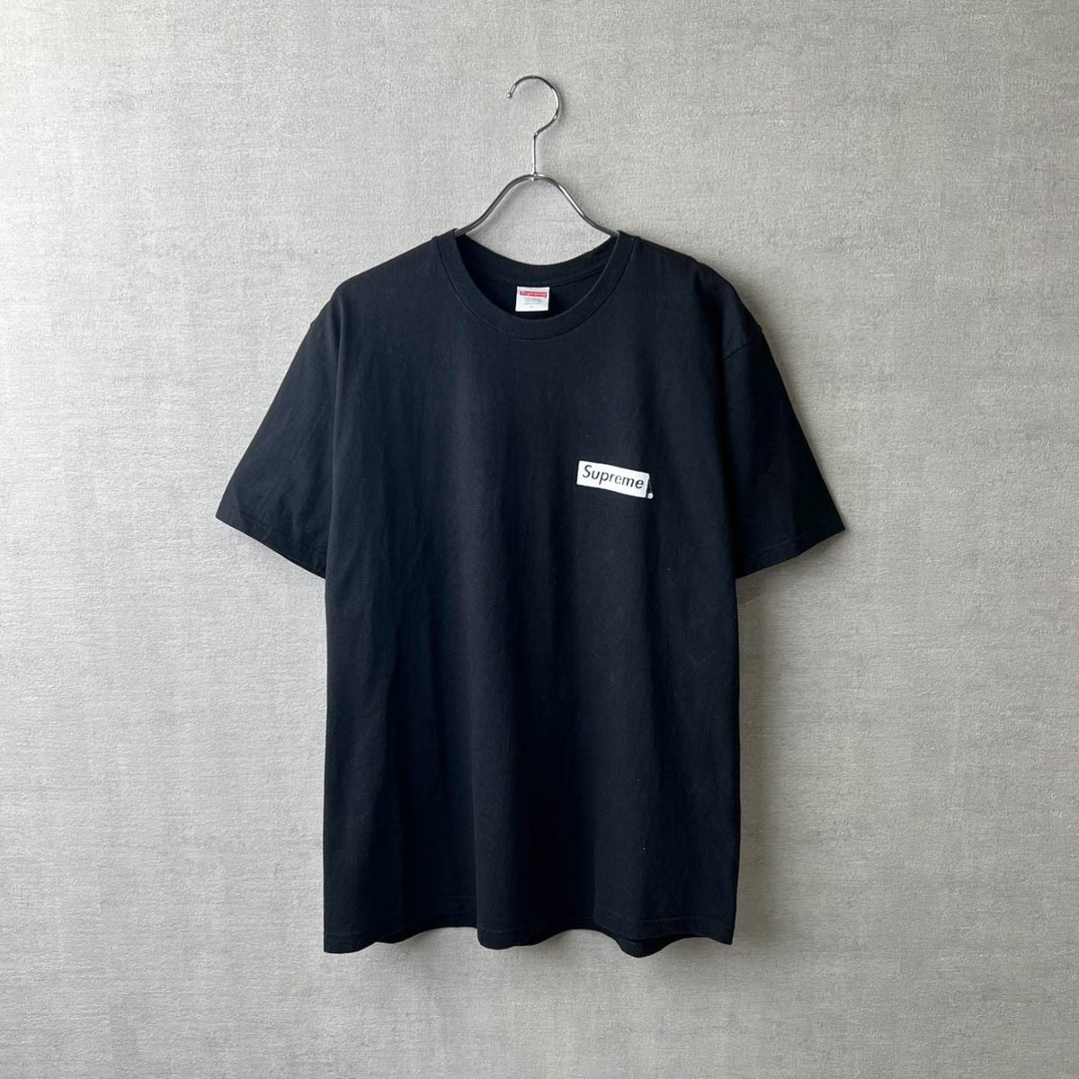 [USED] supreme BLACK PRINT TEE double