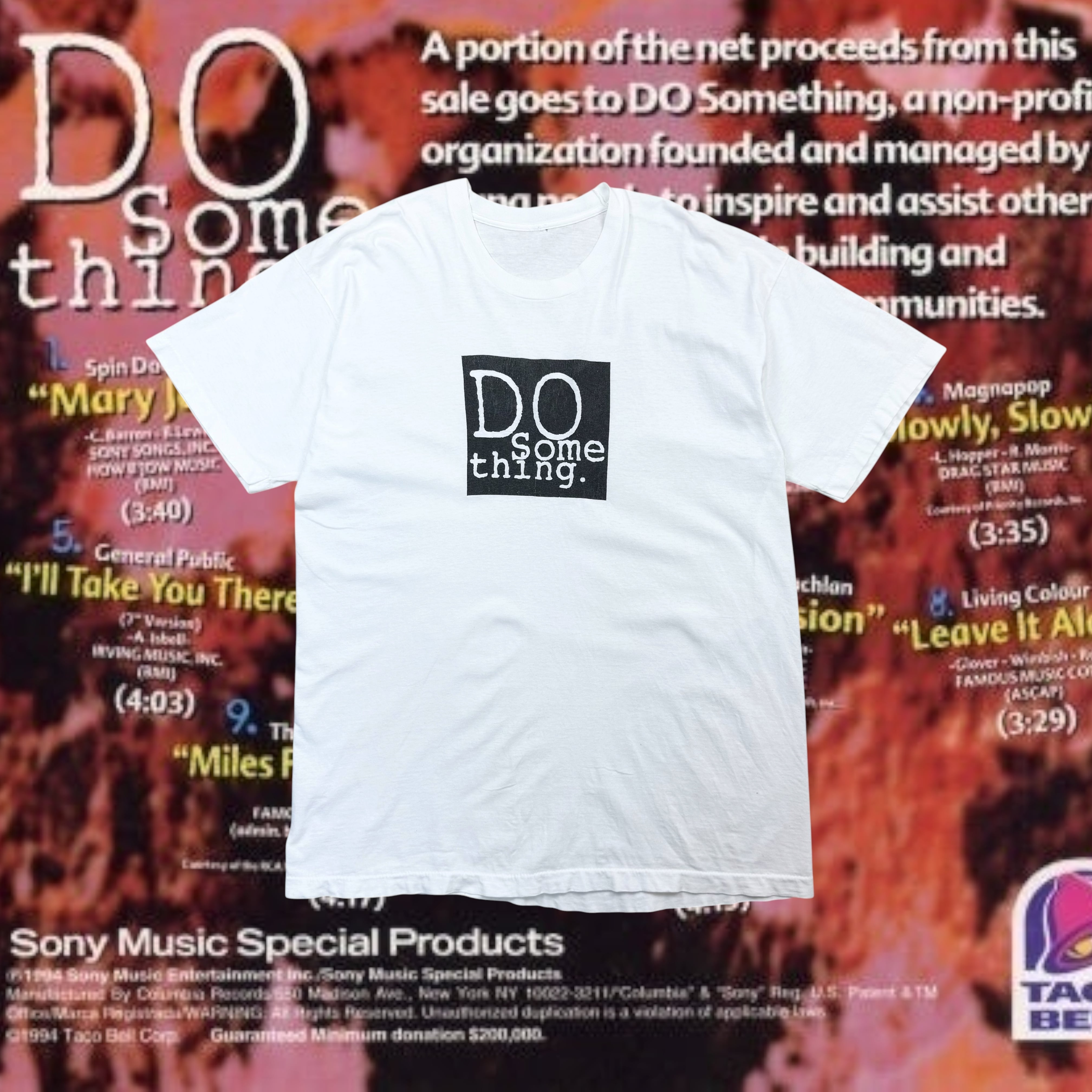 1994 DO Something. Logo Print T-shirt