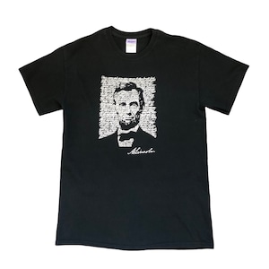 "A. Lincoln" print tee