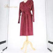 社交ダンス 衣装 スタンダード ドレス ワンピース レッスンウェア パーティドレス レッド系 ベルソフィア 赤 キラキラ フォーマル 長袖 派手 ワインレッド 高級感 伸縮性 有り おしゃれ 大人用 パーティー用 ドレスアップ 挿し色 エレガント フェミニン 改良版 職業用 美しい シルエット 夜会 おすすめ コスチューム