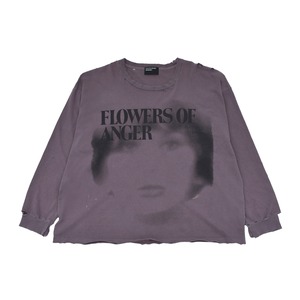 【Enfants Riches Déprimés】Flowers Of Anger LS T-Shirt Antique Brow