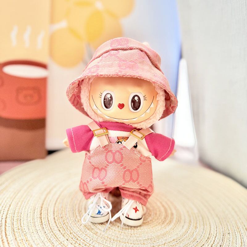 Labubu 1-3世代対応 おしゃれ トップス＋サロペット＋帽子＋靴 ラブブ