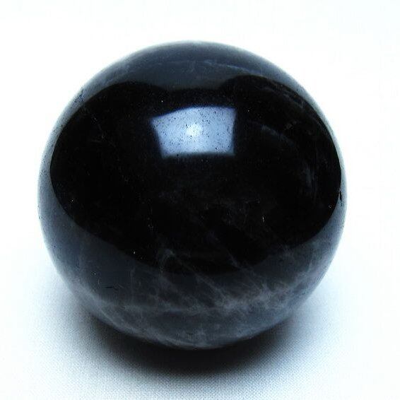 モリオン 黒水晶 丸玉 63mm 一点物 151-9463