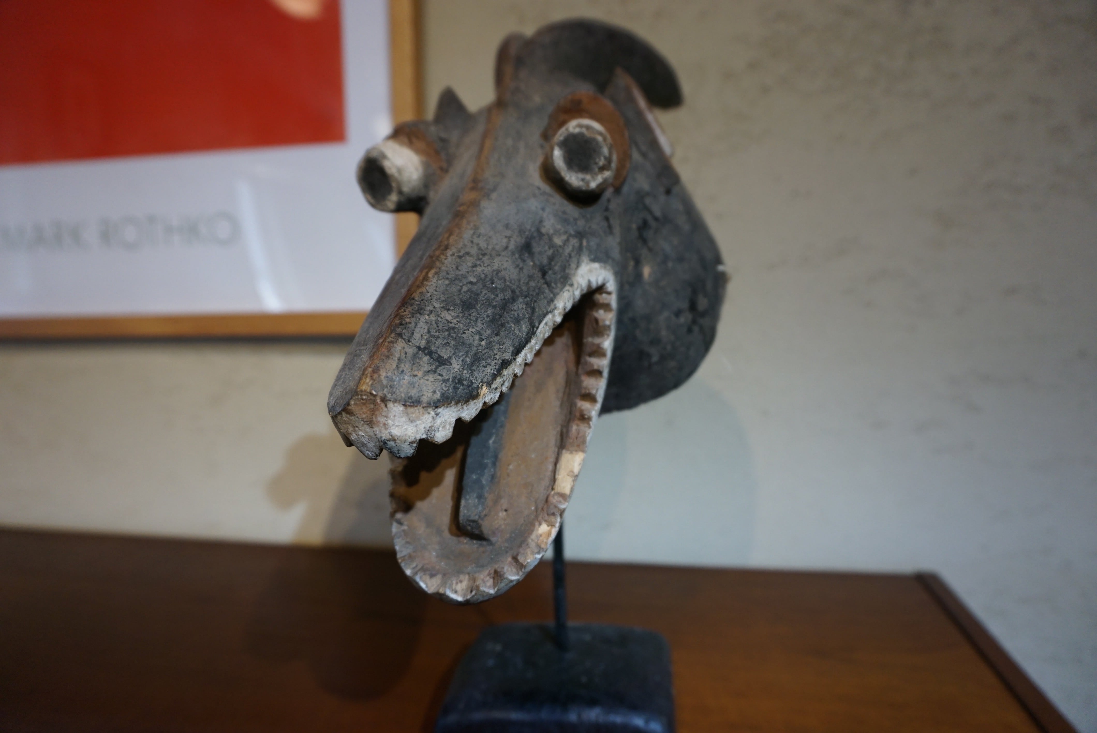 アフリカ エチオピア アフリカンマスク スタンド式オブジェ | 575select