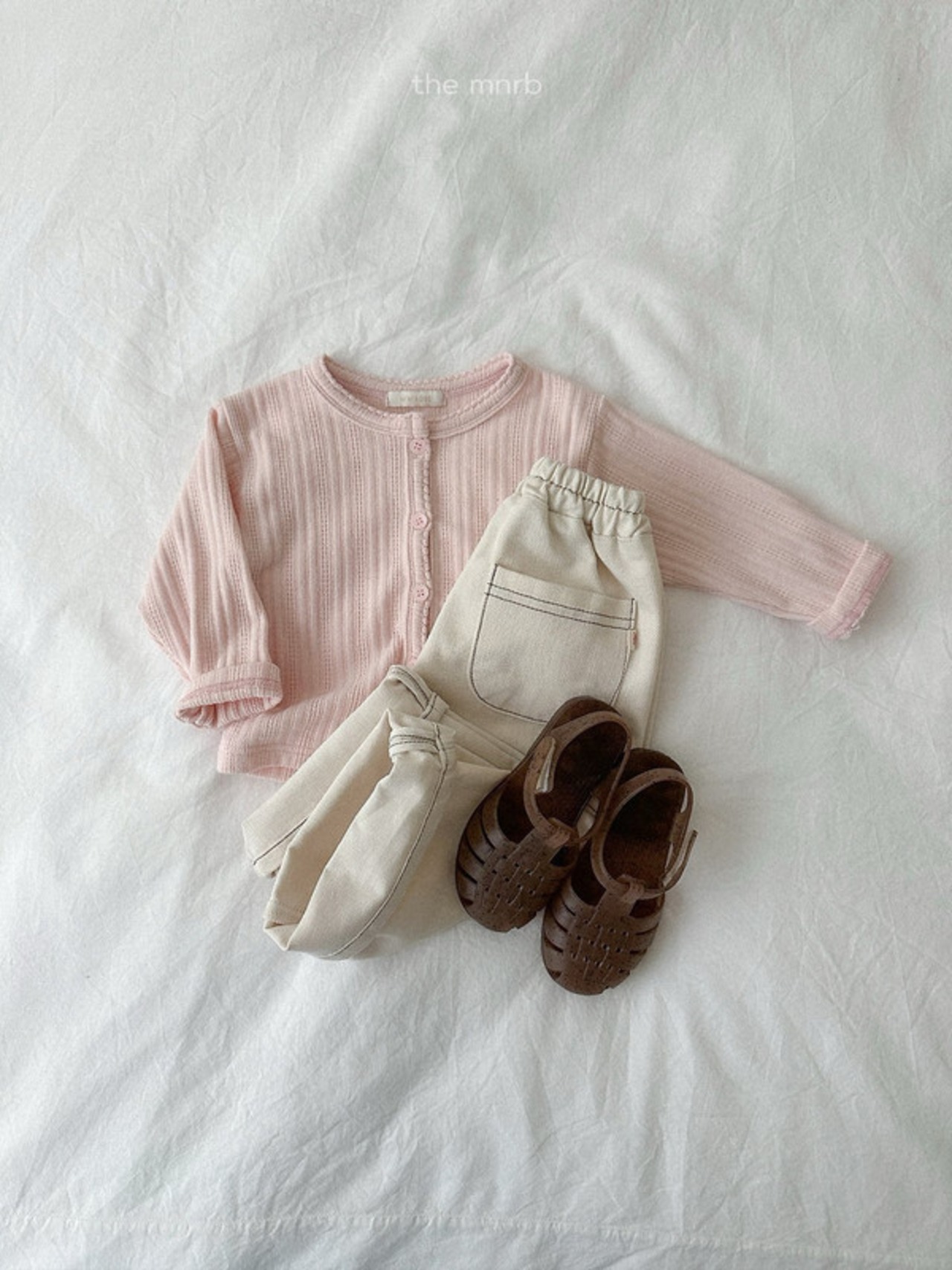 韓国子供服 / minirobe / 26Autumn / アイレットカーディガン / 秋服 *S~XL*