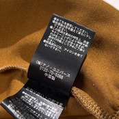 nano universe ナノユニバース ハイゲージ スエード調 ストレッチ ジップアップ パーカー サイズ L /キャメル系 メンズ