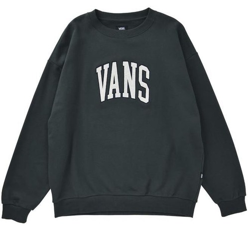 VANS (バンズ) VANS ロゴ クルーネック スウェット グリーン 122R1040500