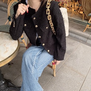 Tweed jacket /black (10月中旬頃発送予定)