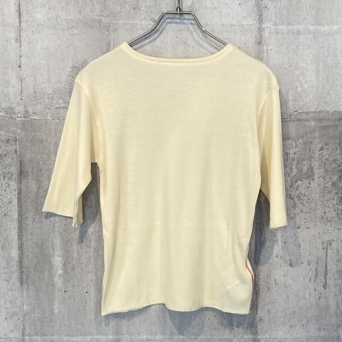 MEYAME】ソフトリブハーフスリーブTシャツ SOFT RIB HALF-SLEEVE TEE