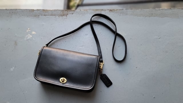 美品　OLD COACH ターンロック　レザー　ショルダーバッグ