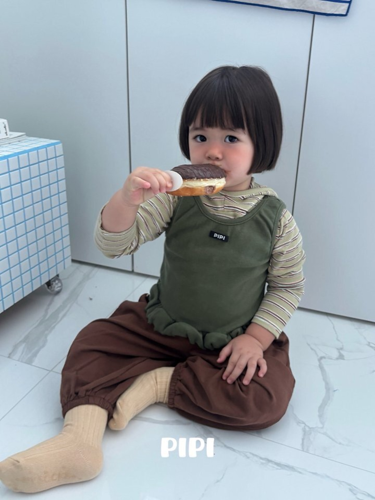 韓国子供服 / 26Autumn / 〖取寄〗pipi / パステルパンツ / ベビー服 / キッズ服 *XS~Ｍ*