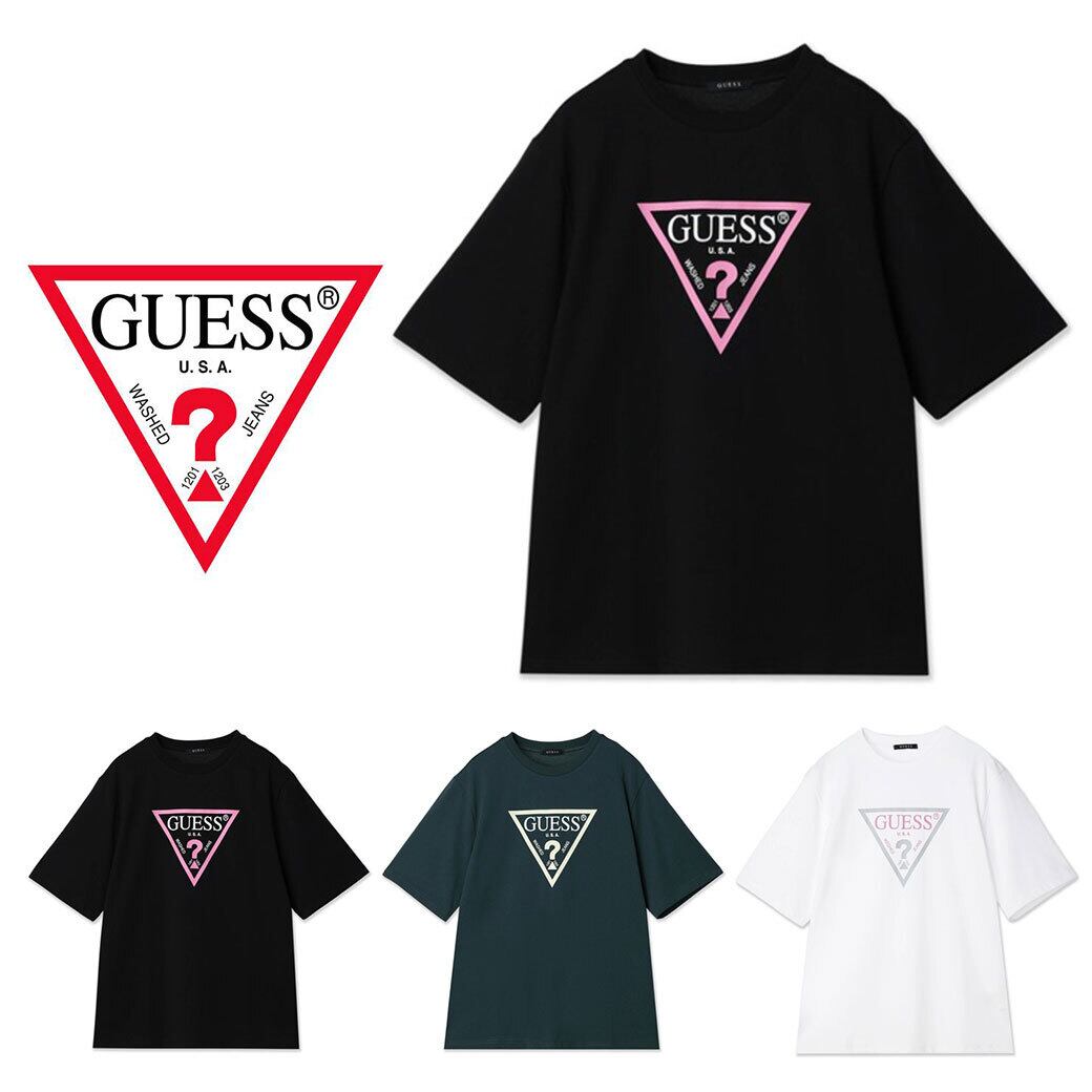 セール SALE】GUESS ゲス Tシャツ 半袖 Triangle Logo Tee(mn2k9406k ...