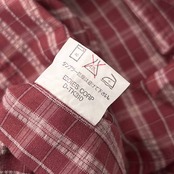 90s BERT PULITZER バートピューリッツァー チェック 長袖シャツ M/ピンク メンズ ビンテージ