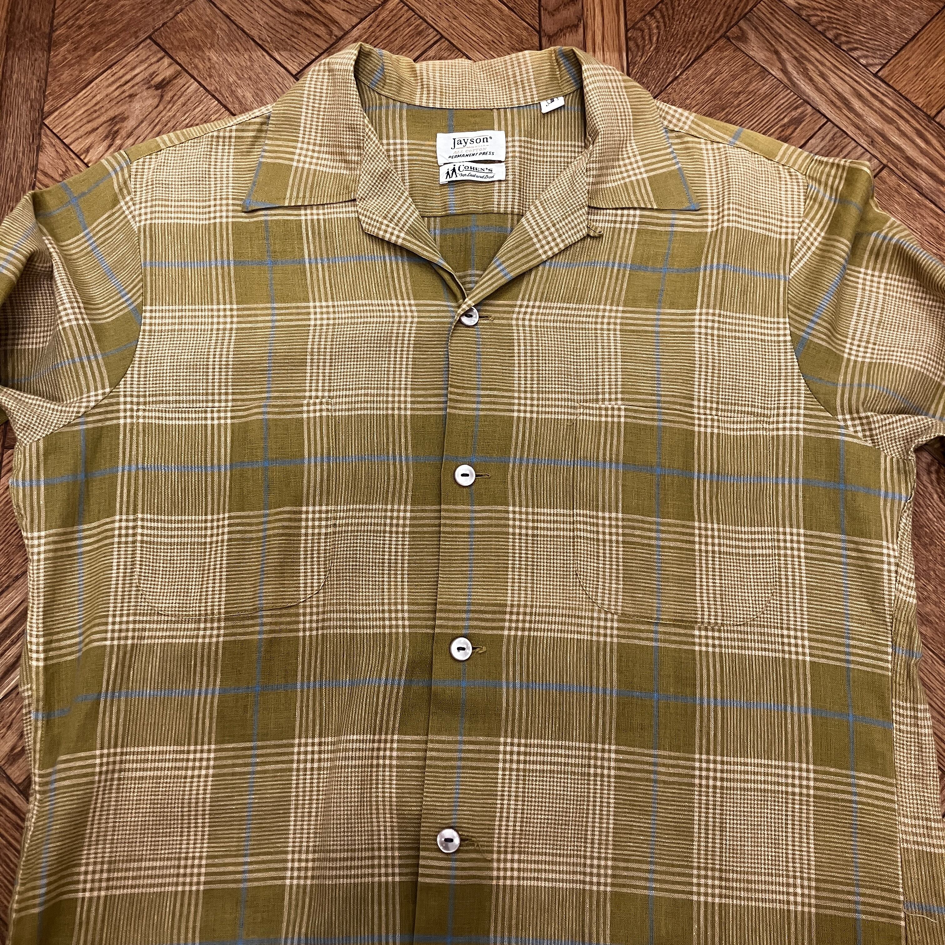 1960'S JAYSON COTTON CHECK SHIRT | safarionline