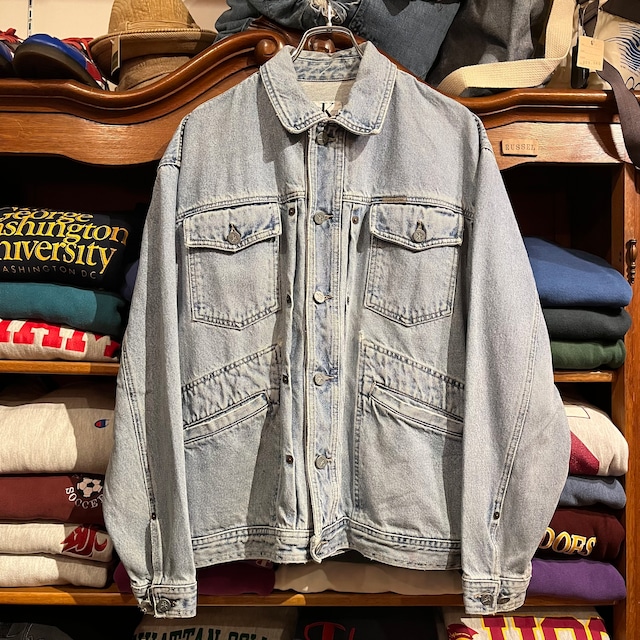 1990's Carvin Klein jeans denim jacket M USA製 D1140