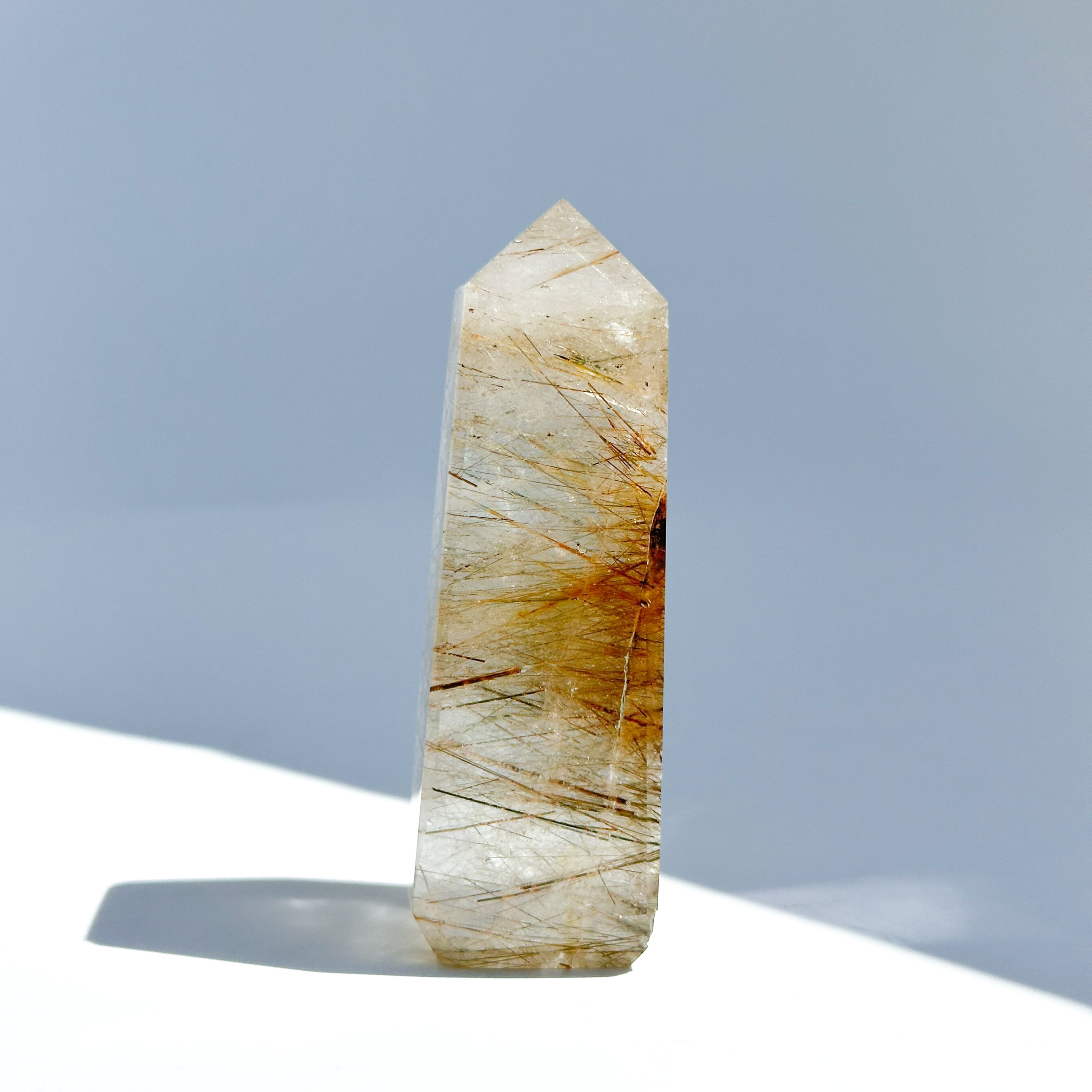 天然石　ルチル　タワー マルチルチルクォーツ タワー 01◇ Multi-Rutile Quartz ◇天然石