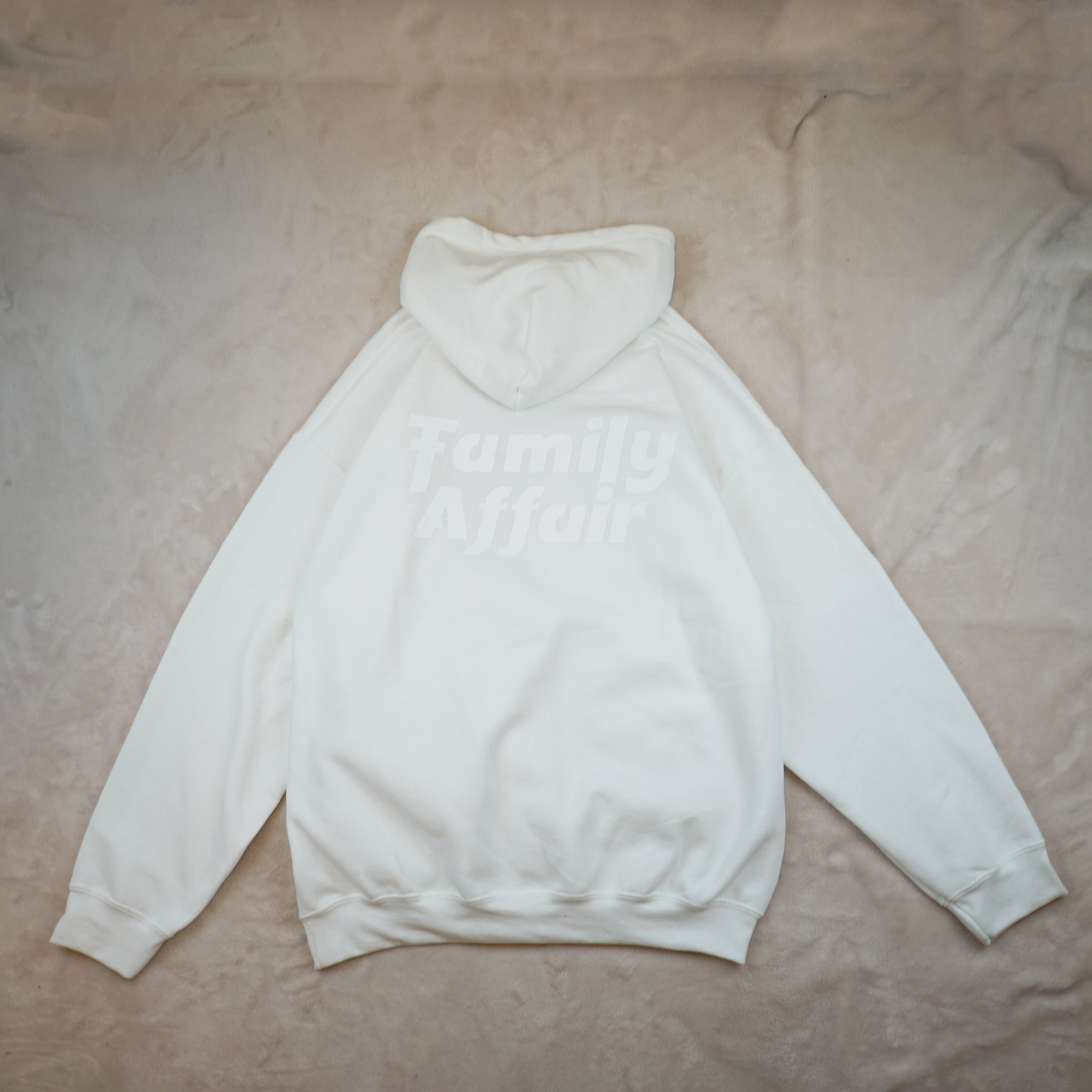 FA Print Sweat Hoodie / White