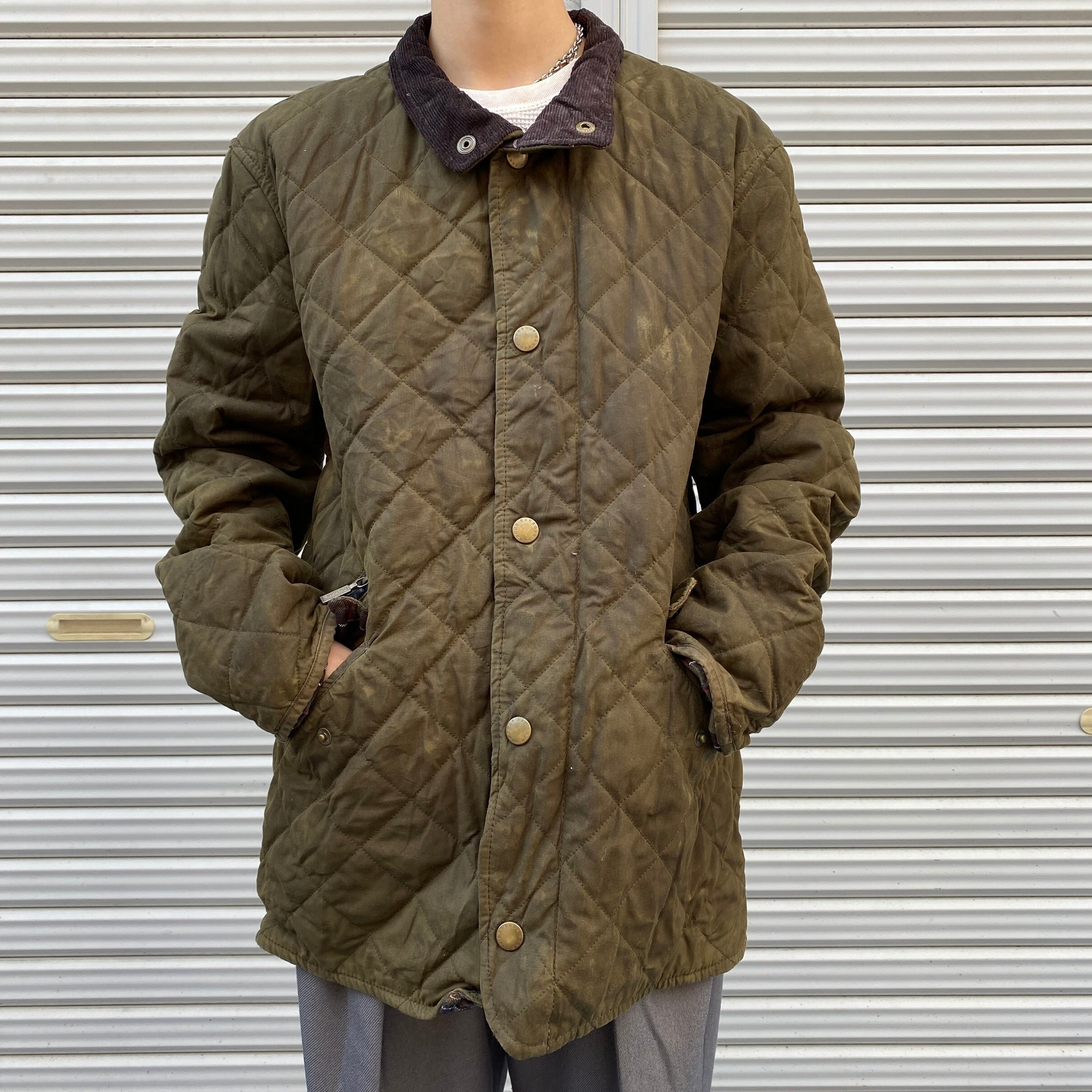 Barbour バブアー グラデーション キルティングジャケット 防寒