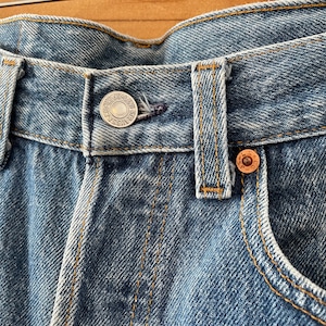 【LEVI'S】90s USA製 ジーンズ ジーパン デニム 501 W32 L34 刻印552 リーバイス US古着