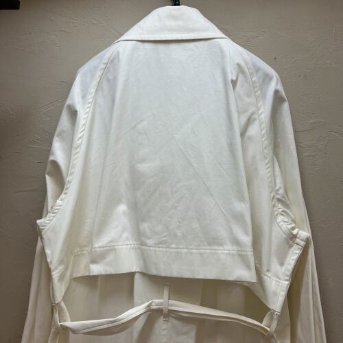 kenichi. ケンイチ 22AW ベルテッドトレンチコート ホワイト size-L 