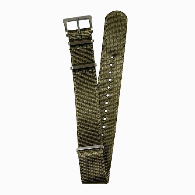 DELUXE NYLON NATO TYPE WATCH STRAP /  Olive Drab color