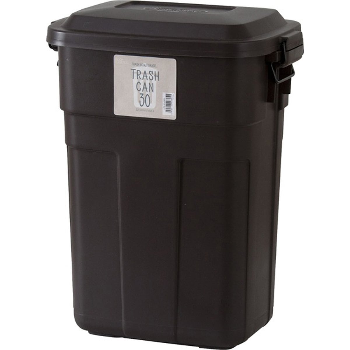 トラッシュカン30L 本体・フタ ポリプロピレン ロック スチール