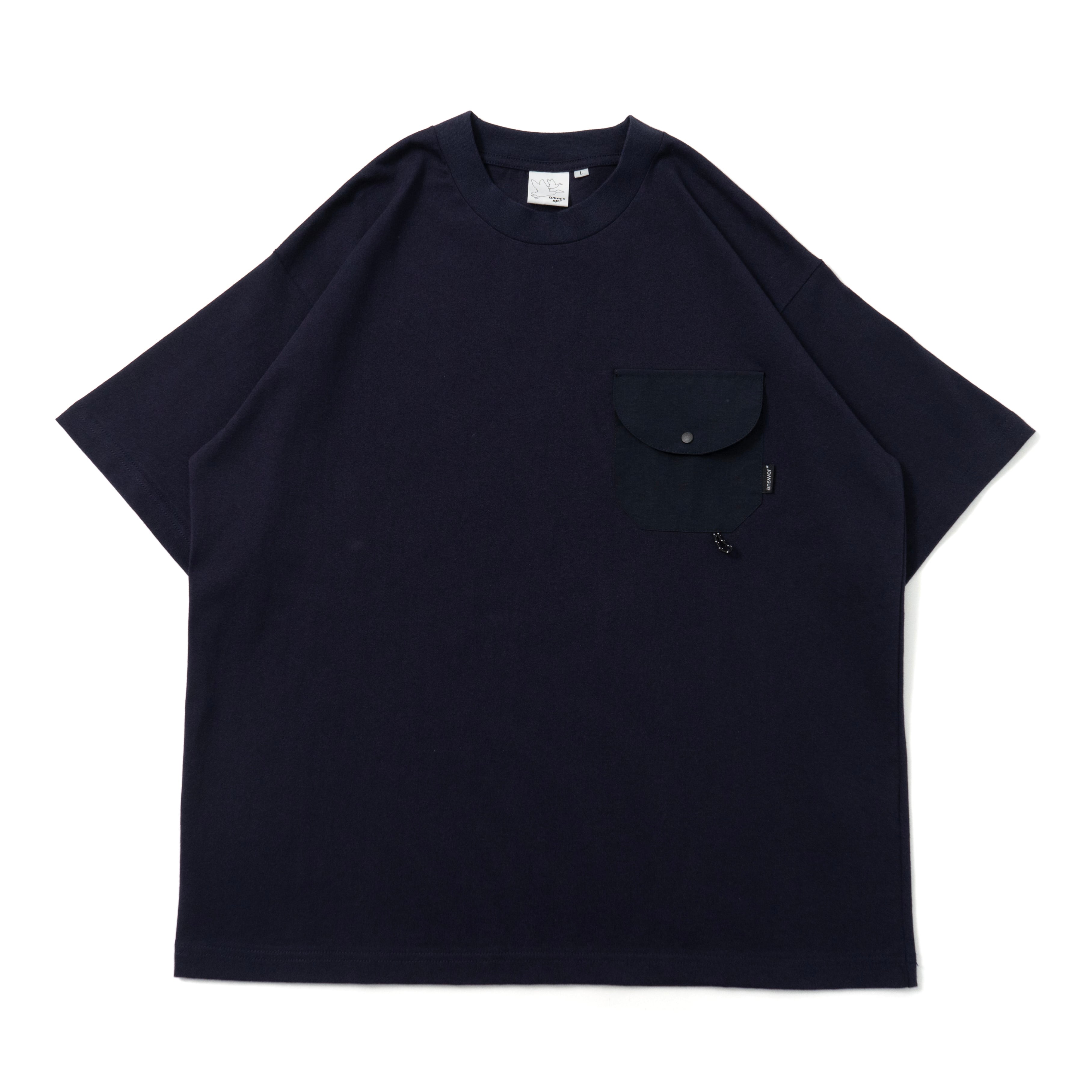 【ディスプレイ】NYLON POCKET TEE NAVY
