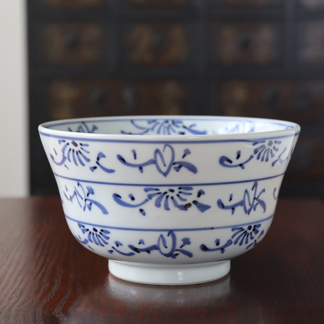 段草花 杵型丼 作:井手國博・与志郎窯(有田焼)