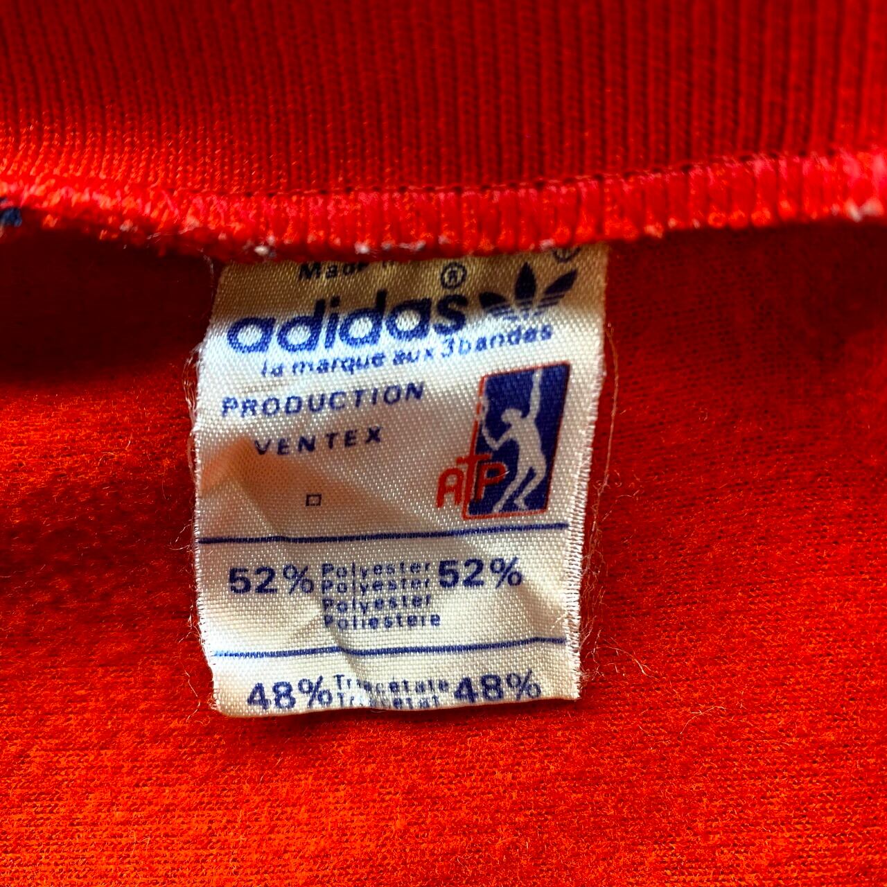 【激レア】adidas 80s  ATPジャージ　銀タグ　USA製　刺繍