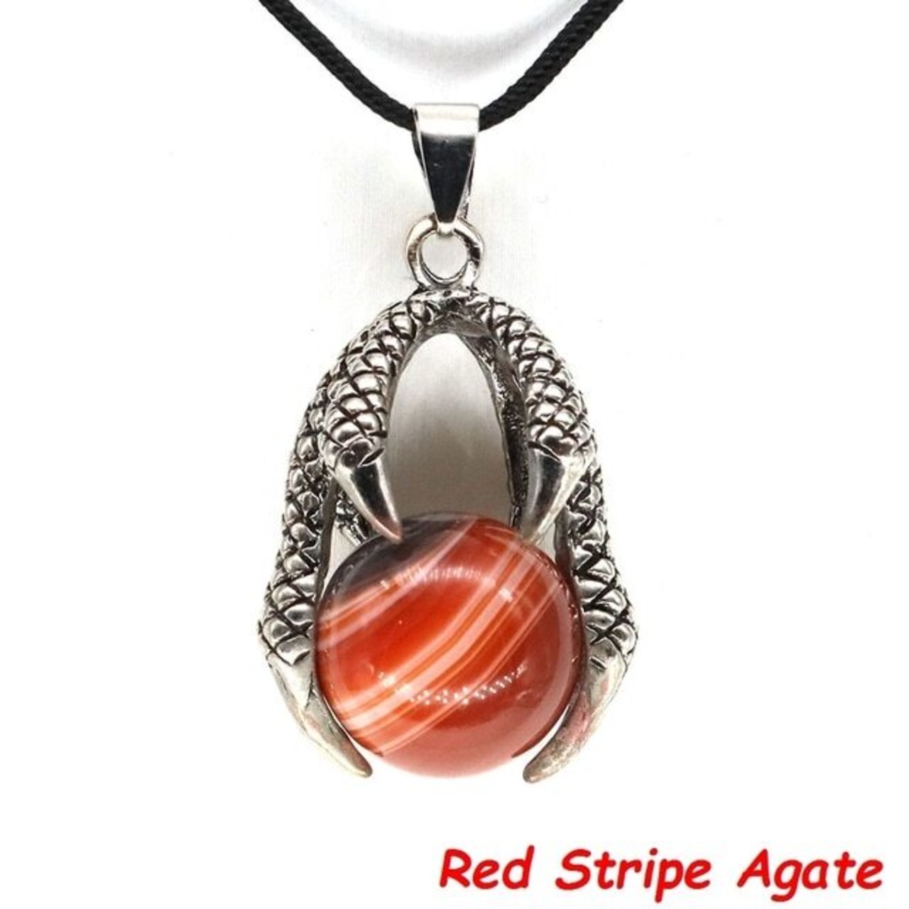 ドラゴンの宝　天然石ネックレス　M23402