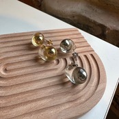 400P　アクリルボールピアス