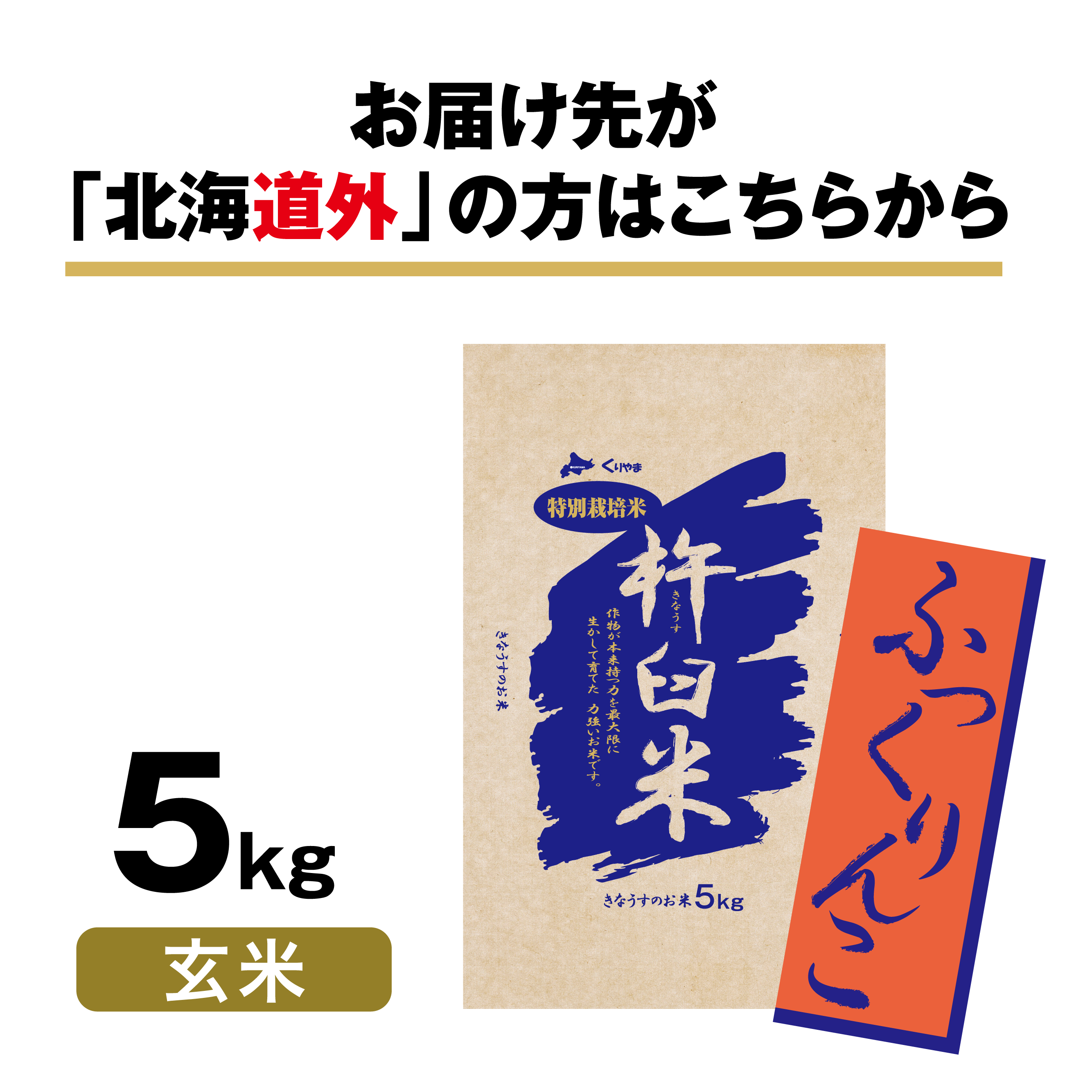 北海道きなうすファーム　特別栽培米　5kg（玄米）　ふっくりんこ　北海道栗山町きなうすファーム通販サイト