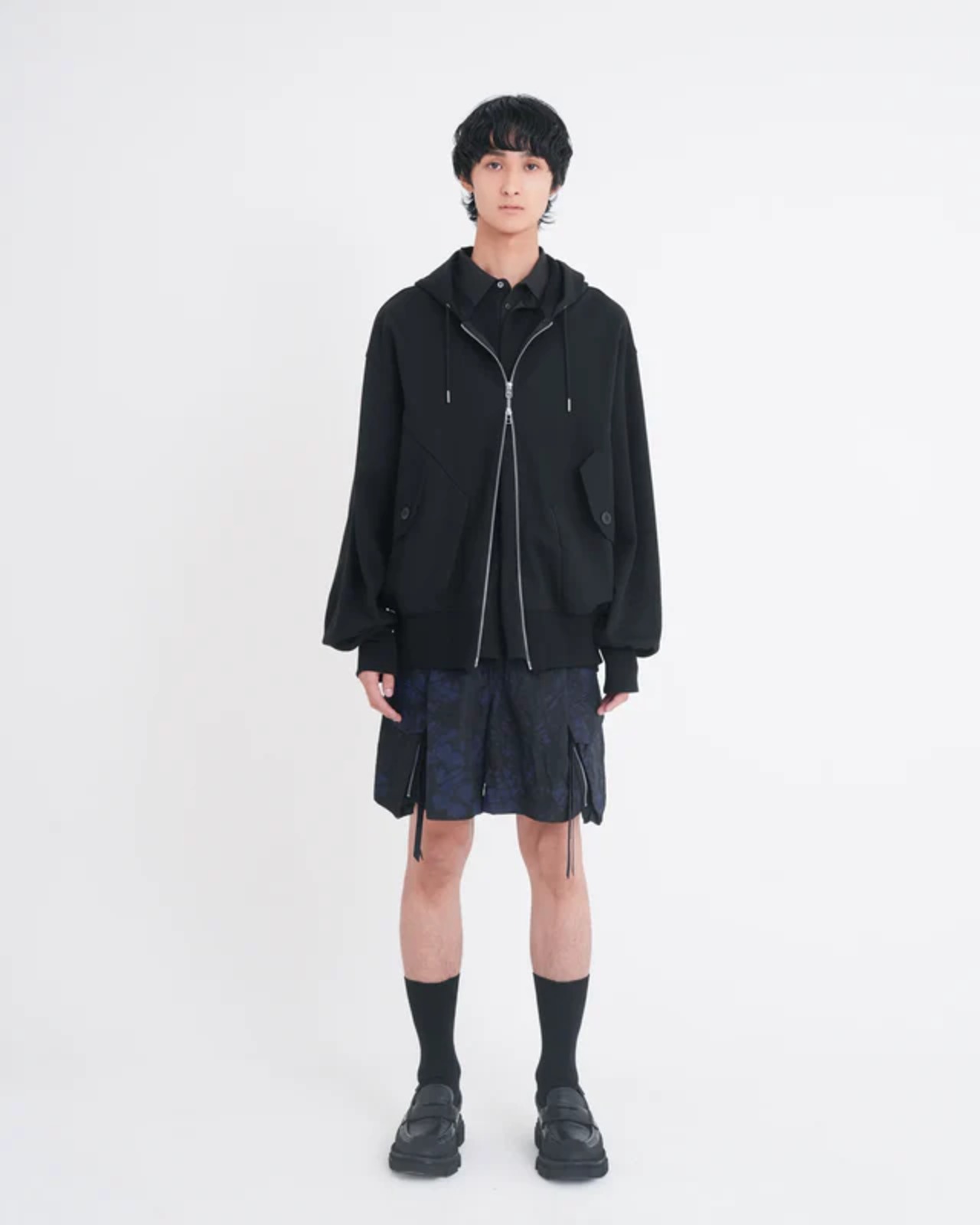 【26SS】Tamme タム / フーディー 長袖 /CWU-45P HOODIE BLACK - 3