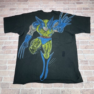 Ⓚ1990s BVD BACK HAND PAINT T-SHIRT