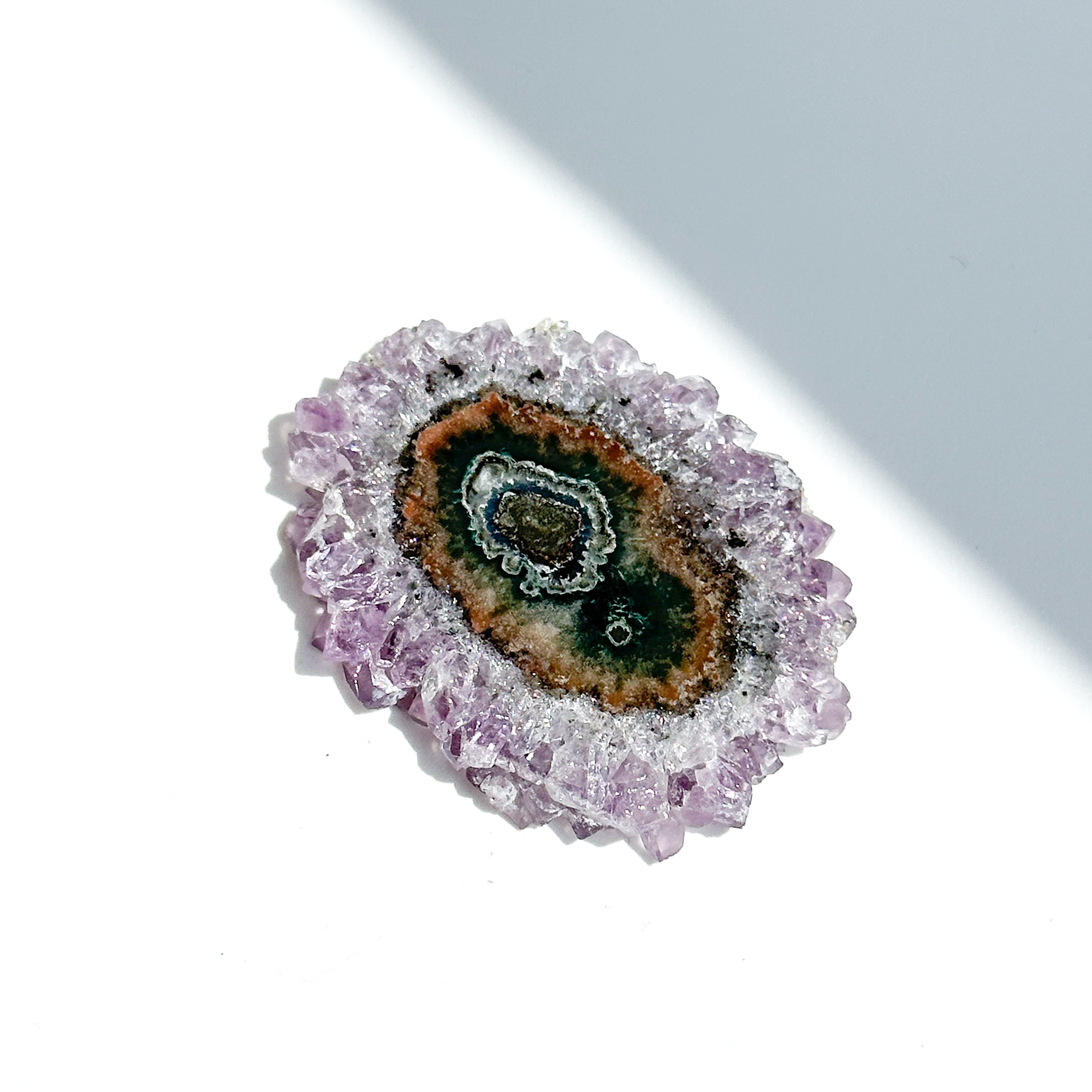 フラワーアメジスト スライス71◇ Flower Amethyst ◇天然石・鉱物