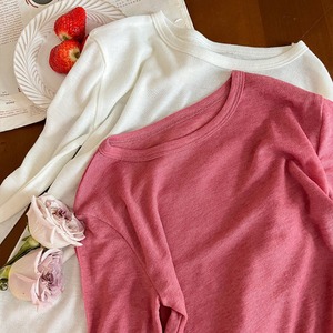 夏薄手長袖UVカットTシャツ