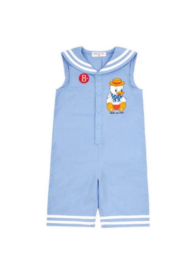 [BEBE DE PINO] Swimmer duck baby sailor collar overall 正規品 韓国ブランド 韓国ファッション 韓国代行 韓国通販 ベベドピノ bebedepino 日本 店舗 韓国 子供服