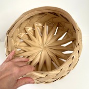 ババス椰子 籠 深型 M