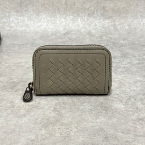 Bottega Veneta ボッテガ・ヴェネタ コンパクトジップ コインケース グレー 6586-202204