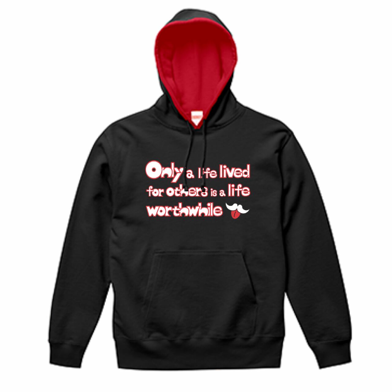 DHD(C)027【パーカ（ブラック／レッド）　アインシュタインⅡ】