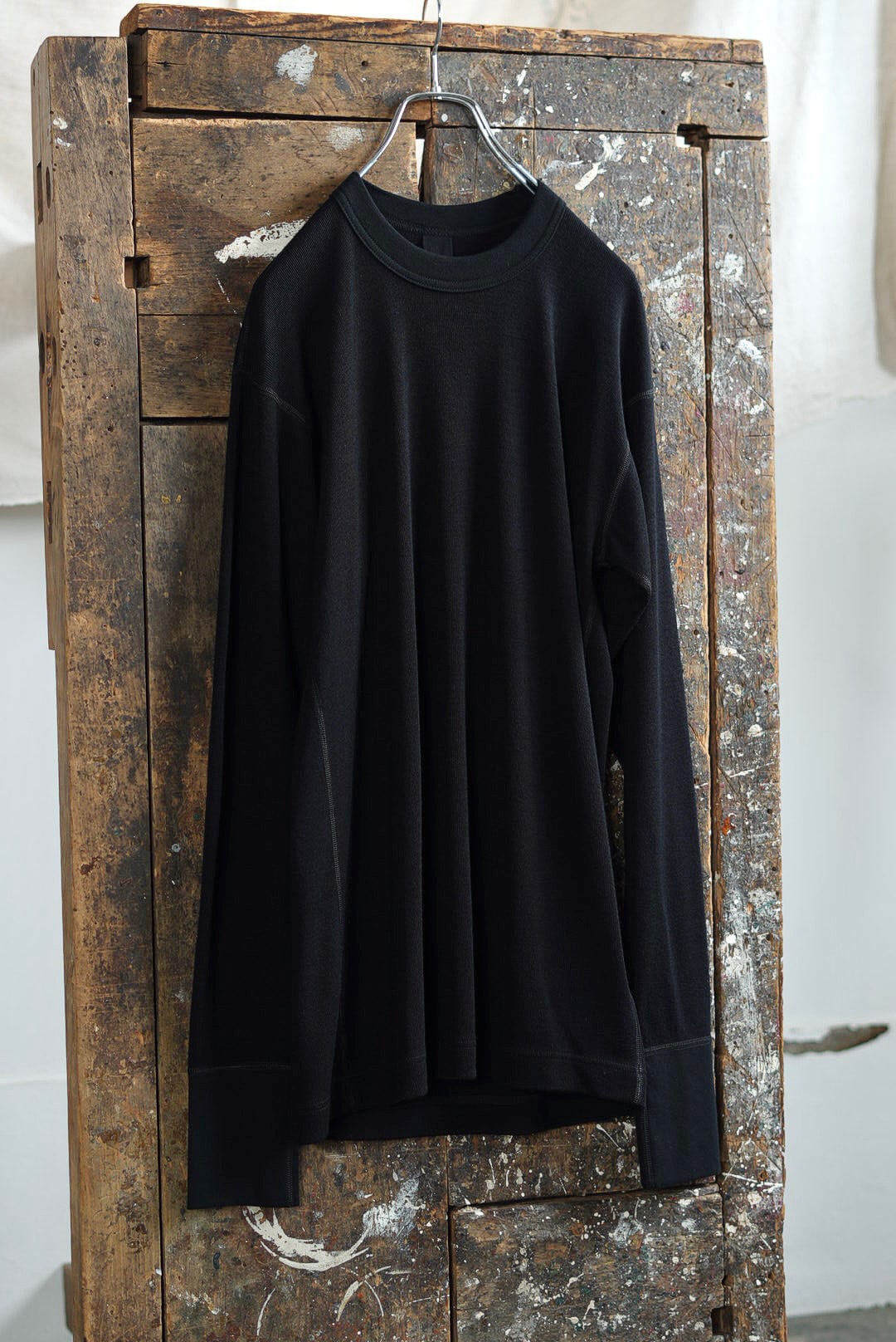 TUKI - 原田服飾研究所 - LONG SLEEVE T / BLACK