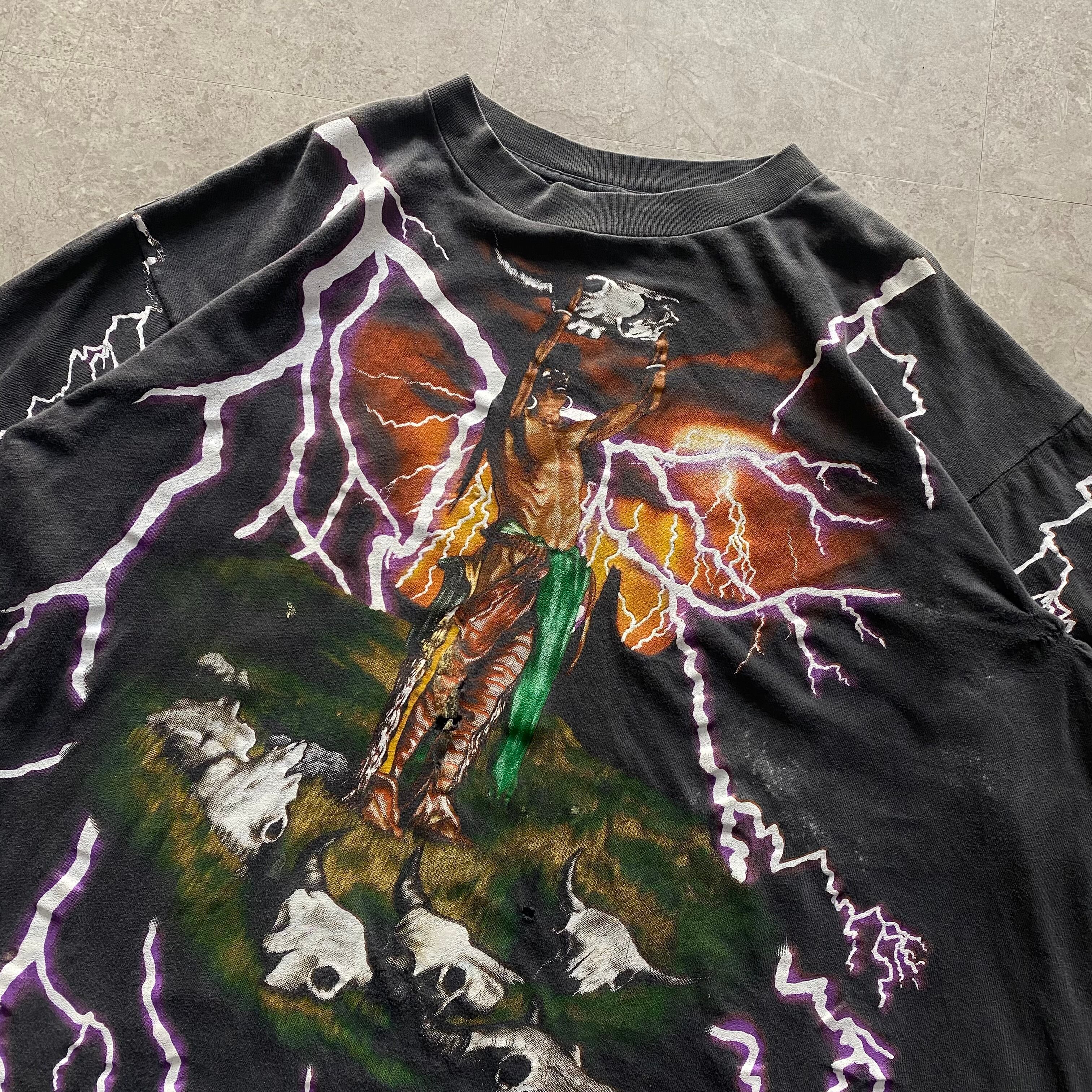【レアパターン】90s American Thunder Tシャツ ウィード 90s AMERICAN THUNDER 