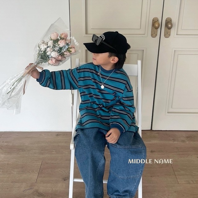 《送料無料》予約：ピグマルチボーダーT【MIDDLENAME】