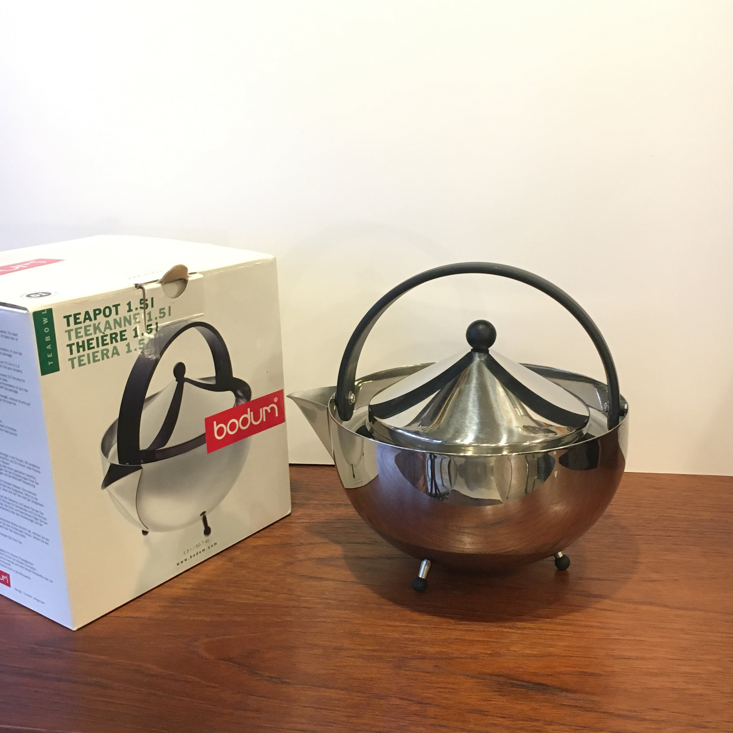 Bodum/ボダム ”Teaball” ティーポット 1.3L Carsten Jorgensen 1986 箱