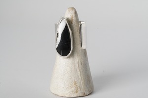 Wide ring "White Buffalo"