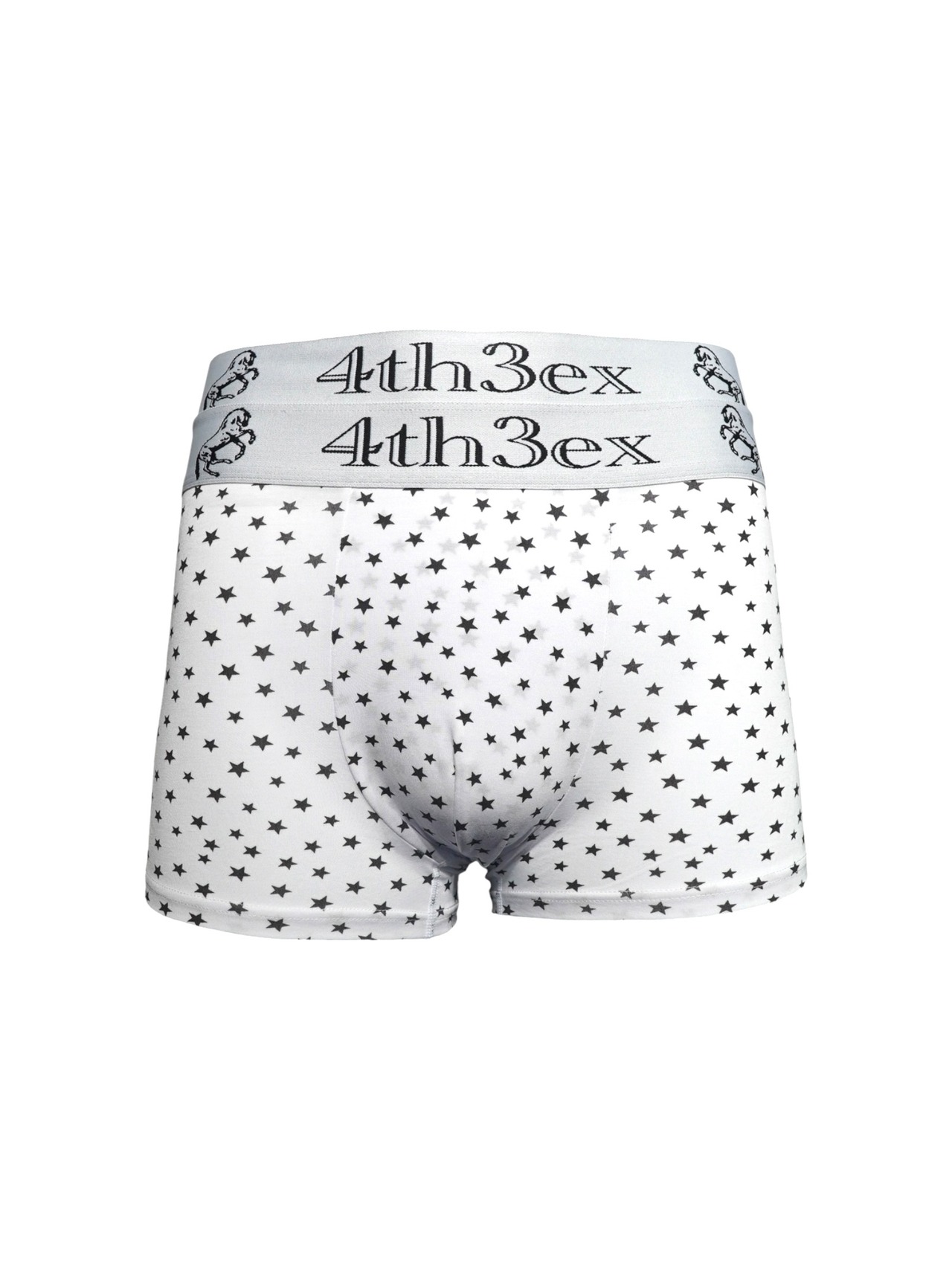 【Fourth3ex】Warhorse Embroidered Double-Waistband Boxers