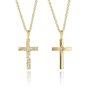 316L hawaiian cross necklace (2way) #N26