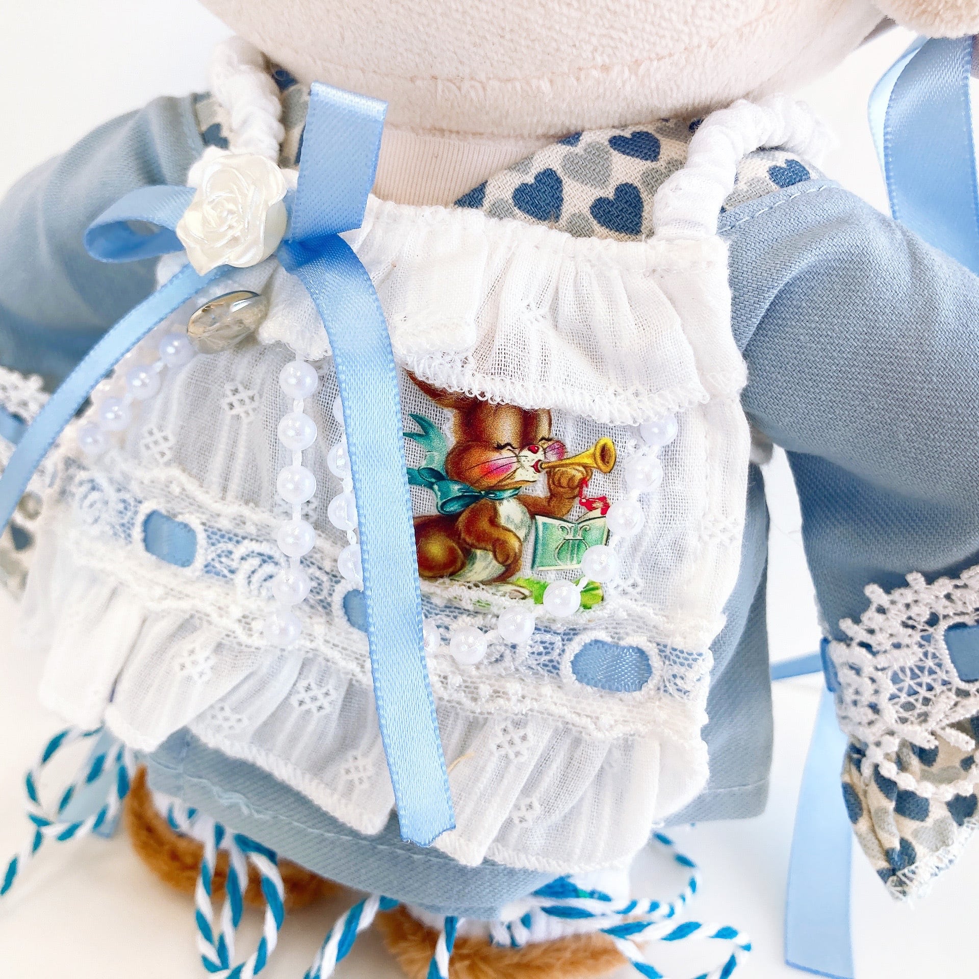 6D-1171【20cm】和風カラフルロリータ | Little Closet │ ぬい服